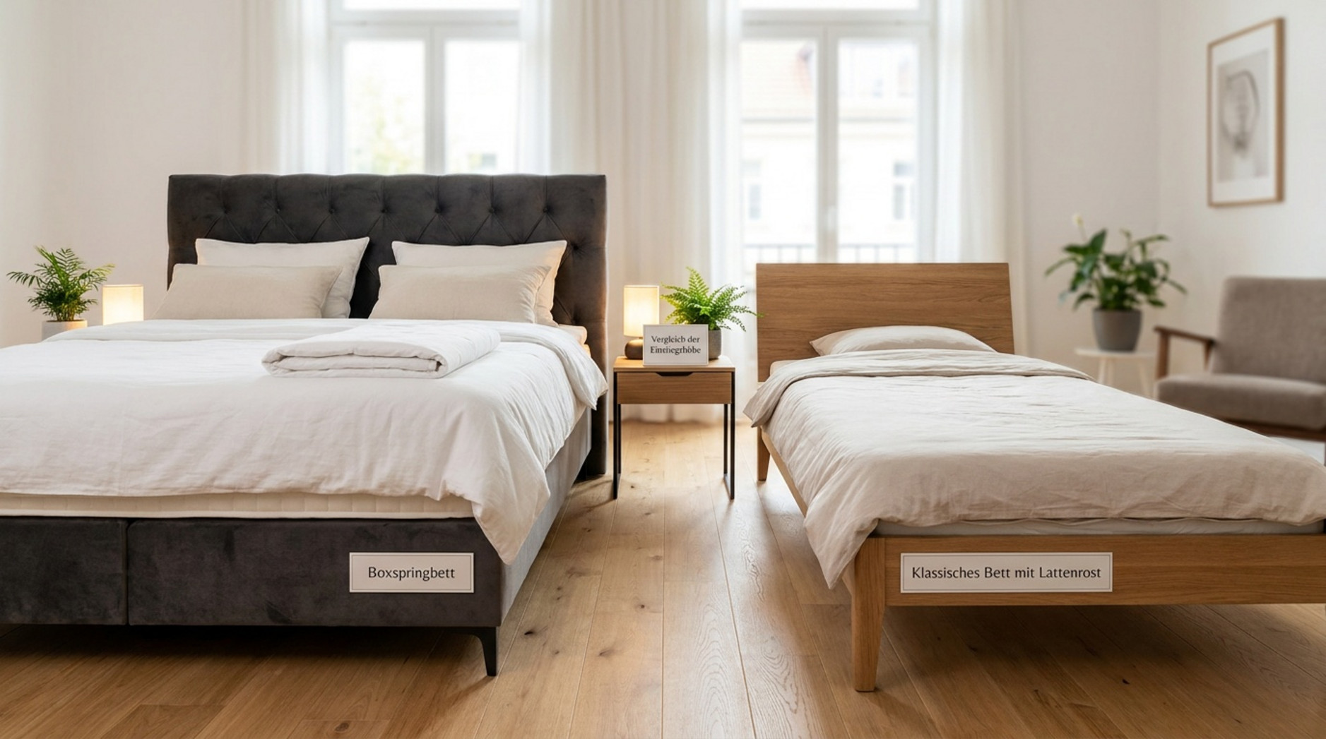 Warum sind Boxspringbetten so hoch?
