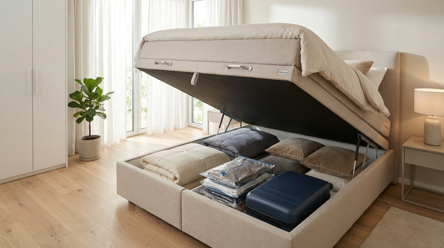 Boxspringbett mit Stauraum: Vorteile, Nachteile und worauf man beim Kauf achten sollte