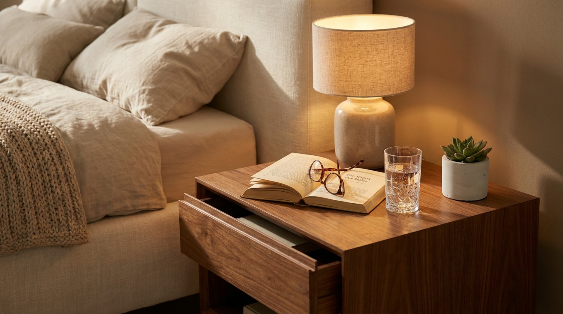 Nachttisch richtig auswählen: So findest du das passende Modell für dein Schlafzimmer