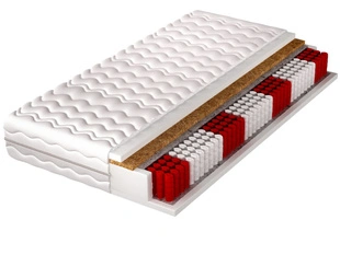 Taschenfederkernmatratze Multipocket mit Kokosfasermatte Lunaro 120x200