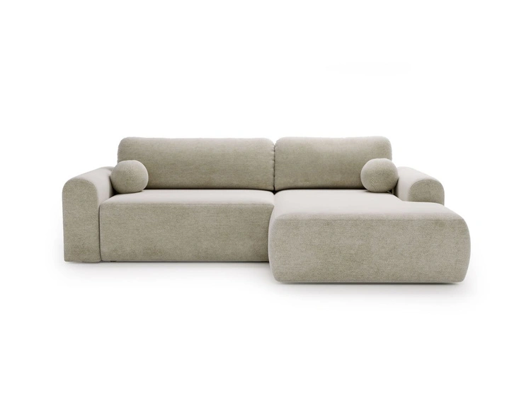 Hellbeige \ Samt \ Rechts