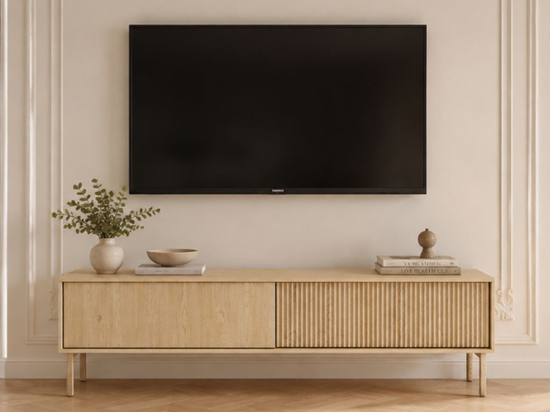 TV-Lowboard mit Türen 187 Gradimento Eiche Cremona