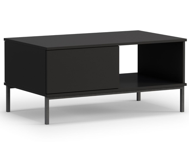 Couchtisch mit Stauraum Soroko Schwarz