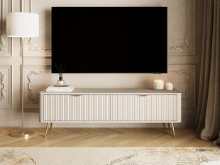 TV-Lowboard mit Türen 160 cm Latina Beige