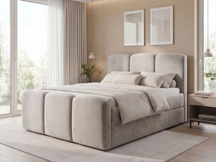 Boxspringbett mit Bettkasten 120x200 Campi Grau