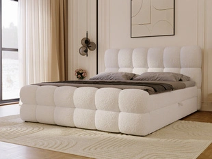 Boxspringbett mit Bettkasten 180x200 Modo Beige