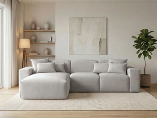 Ecksofa L-Form Links Moderne Ecksofa Leni Grau