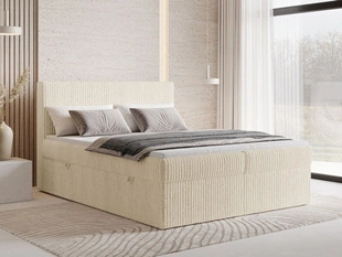 Boxspringbett mit Bettkasten 180X200 Brisa Beige