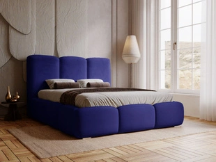 Polsterbett mit Bettkasten und Lattenrost 120x200 Bubble Blau