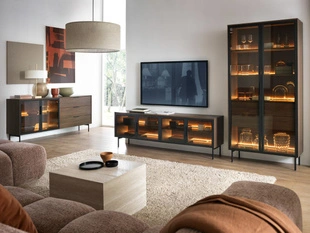 Wohnzimmer-Set Lumina Eiche Dunin