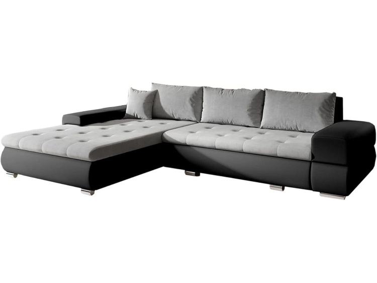 Grau || Schwarz \ Velours || Kunstleder