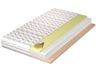 Schaumstoffmatratze mit thermoelastischem und hochelastischem Schaum Noomi 100x200