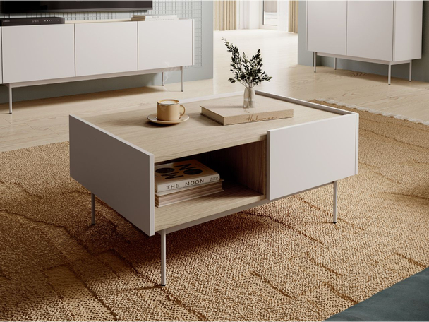 Couchtisch mit Stauraum Drevo Cashmere