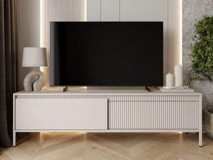 TV-Lowboard mit Türen 187 cm Sorano Beige