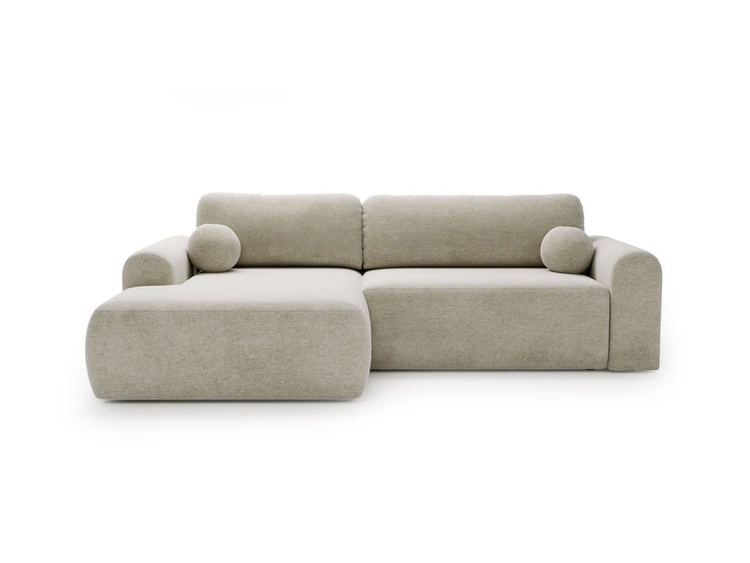 Hellbeige \ Samt \ Links