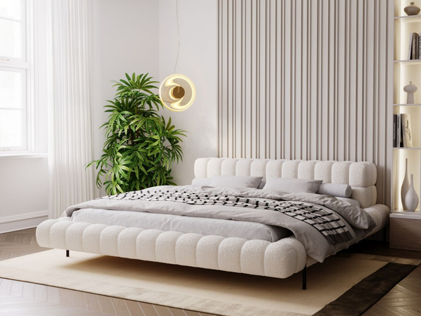 Polsterbett mit Lattenrost 180x200 Imagine Beige