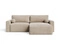 Beige \ Samt \ L-Form