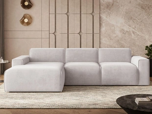 Ecksofa L-Form Links Lavia Grau