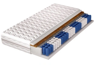 Taschenfederkernmatratze mit Kokosmatte und Polyurethanschaum Dormitorio 100x200