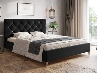 Polsterbett mit Lattenrost 180x200 Tril Schwarz