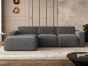 Ecksofa L-Form Links Lavia Dunkelgrau