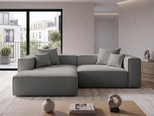Ecksofa L Links Vellaro Dunkelgrau