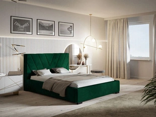 Polsterbett mit Bettkasten und Lattenrost 160x200 Tivoli Dunkelblau